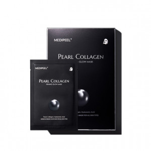 MEDIPEEL Pearl Collagen Firming Glow Mask Разглаживающая маска с жемчугом и коллагеном (25ml)